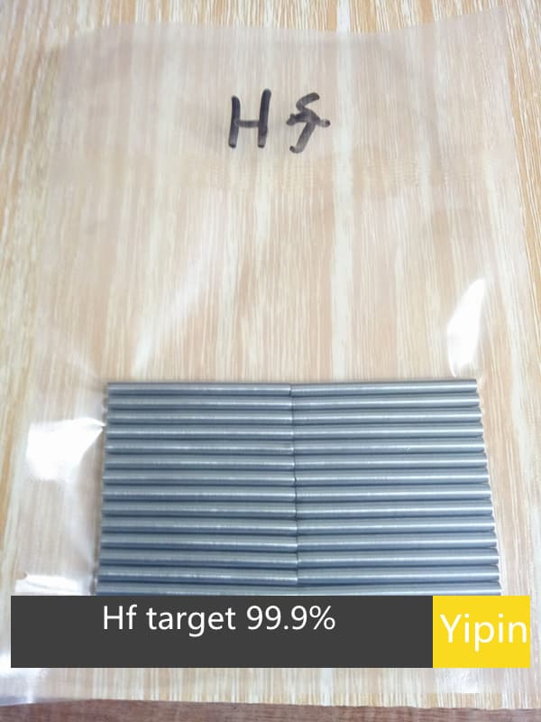 Hf Hafnium Sputtering Target 99_9_ Coating Materials